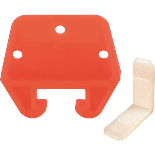Drawer Track Guide for 1-5/16 in. Rails Red