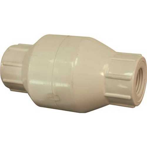 Proplus 262052 1/2 in. FIP PVC Spring Check Valve