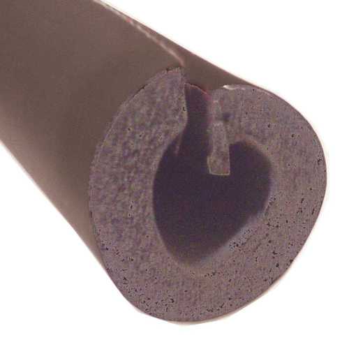 2 in. x 1/2 in. Thick Wall x 6 ft. Self Seal Tubular Poly Foam Pipe Insulation - pack of 14