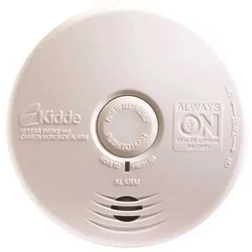 10-Year Sealed Battery Smoke and Carbon Monoxide Combination Detector White