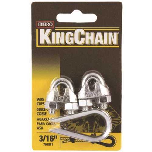 3/4 In Wire Rope Clip and Thimble Kit