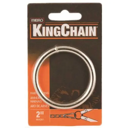 MIBRO 464261 2 in. Nickel-Plated Harness Ring Metallic
