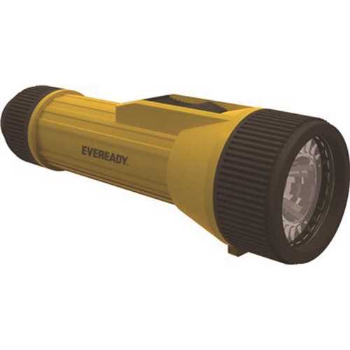 Flashlight, D Battery, Alkaline Battery, LED Lamp, 35 Lumens, 45 m Beam Distance, 113 hr Run Time