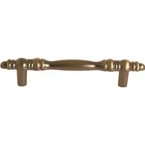 3 in. Antique Brass Decorative Drawer Center-to-Center Pull - pack of 5