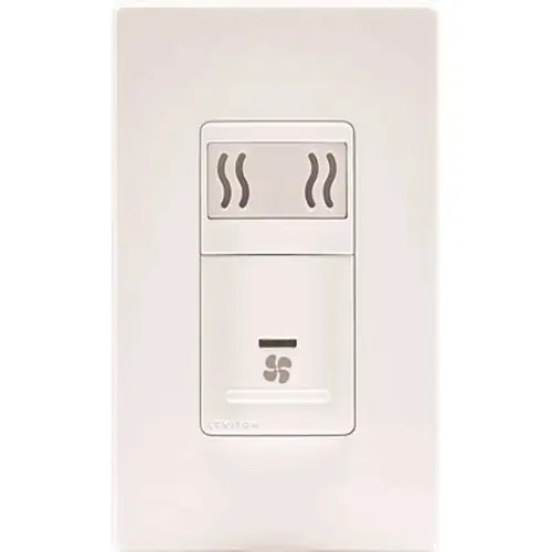 120-Volt 1-Pole Humidity Sensor and Fan Control, White