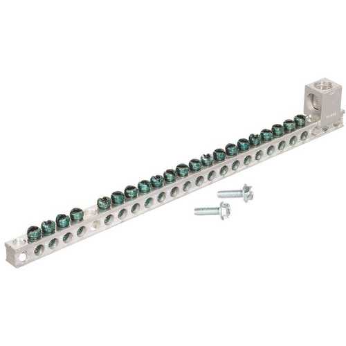 Eaton GBK2120 21-Terminal Ground Bar for Type CH and Type BR Panels