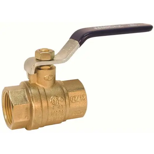 3/4 in. Brass Lead Free FIP Ball Valve