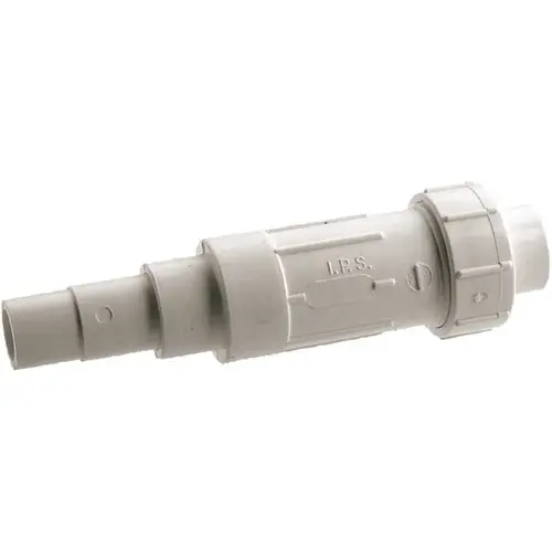 1-1/2 in. PVC DWV Hub x Hub Expansion Coupling White