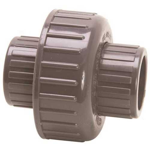 U-1000-S Pipe Union, 1 in, Slip Joint, Gray, SCH 80 Schedule, 150 psi Pressure