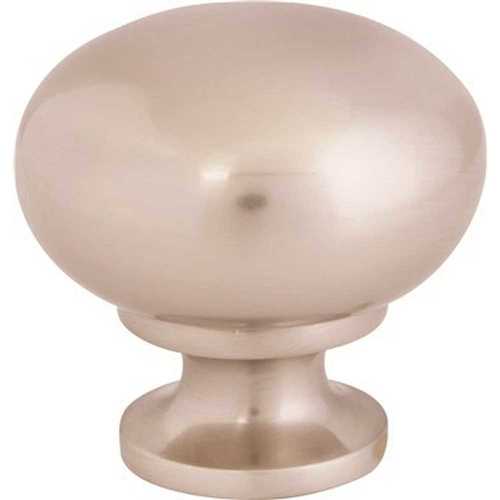 1-1/4 in. Brushed Nickel Cabinet Knob - pack of 25