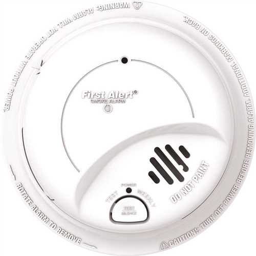 Brands 120-Volt Hardwire, Ionization Sensor Smoke Alarm Detector Perfect Mount with Battery Backup