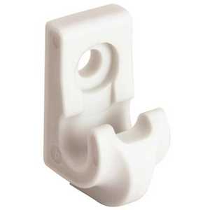 ClosetMaid 978 0.63 in. White Plastic Heavy-Duty Shelf Bracket for Wire Shelving