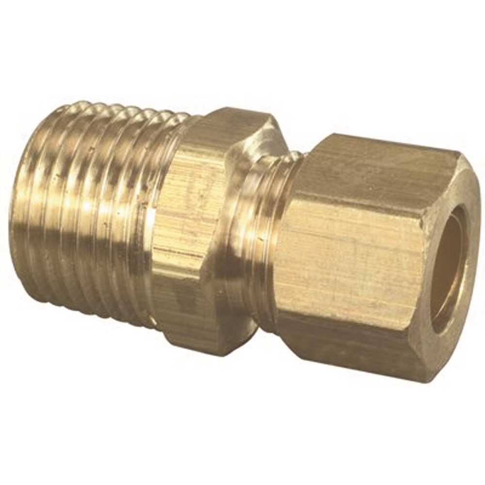 Premier 68-6-6X Union 3/8 in. Comp x 3/8 in. MIP Lead Free Brass Adaptor