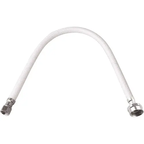 3/8 in. Compression x 7/8 in. Metal Ballcock x 20 in. Vinyl Toilet Connector white