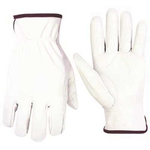 Custom LeatherCraft 2065X X-Large Top Grain Cowhide Driver Gloves Pair White