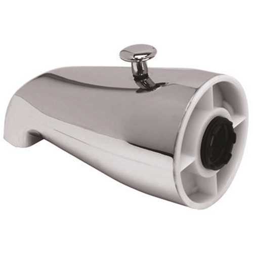 Proplus 7921 3/4 in IPS Bathtub Spout with Top Diverter in Chrome