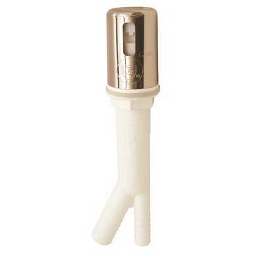 Dishwasher Air Gap Air Admittance Valve in Brushed Nickel ABS Cover