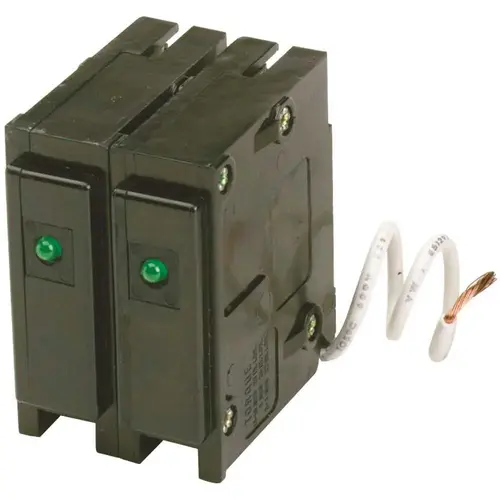 15 Amp Type BR Double-Pole Surge Arrester Black