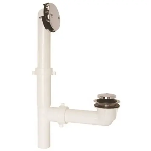Proplus BD1521 Toe Touch Waste and Overflow White