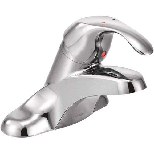 Moen 8430 Commercial 4 in. Centerset Single Handle Low-Arc Bathroom Faucet in Chrome