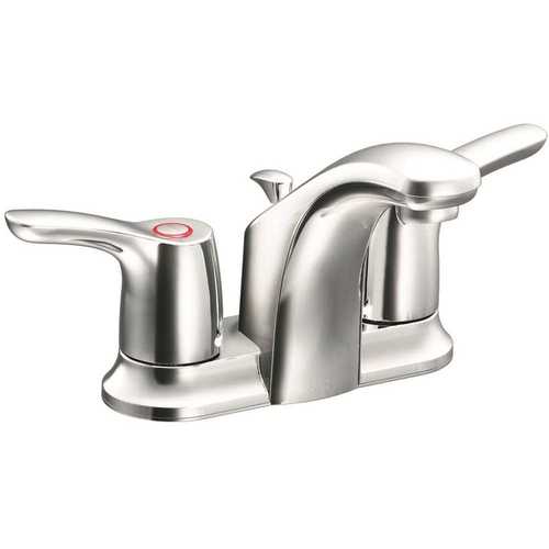 Moen CA42211 Baystone 4 in Centerset 2-Handle Bathroom Faucet with ...