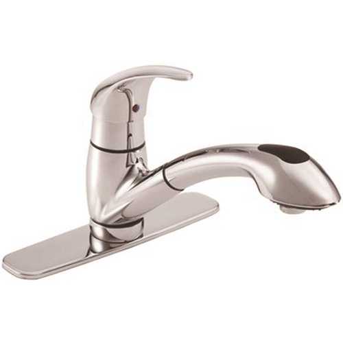 Gerber G0040166 Viper Single-Handle Pull-Out Sprayer Kitchen Faucet in ...