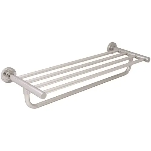 Essen Towel Rack with Hanger Bar in Chrome