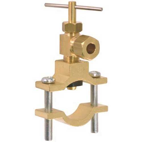 1/4 in. Saddle Valve, Compression, Brass Lead Free