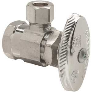 Brasscraft Or17zx C 1 2 In Fip Inlet X 3 8 In Od Compression Outlet Multi Turn Angle Valve With Brass Stem
