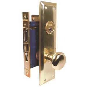 Marks 91A / 3 - X Entry Metro Mortise Lock Large Face SE1 Brass