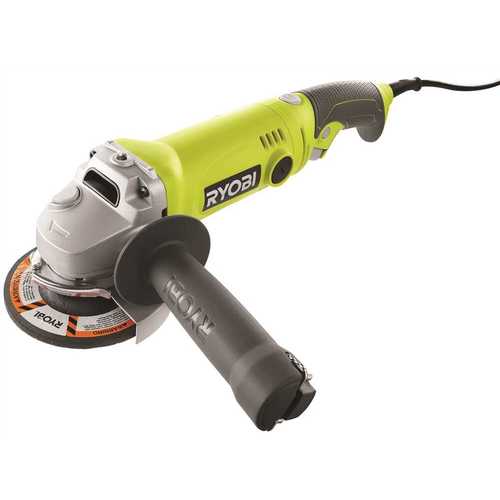 RYOBI AG454 7.5 Amp 4.5 in. Corded Angle Grinder Green