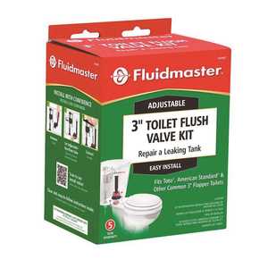 Fluidmaster 540AKRP5 Universal 3 in. Complete Toilet Flush Valve Repair Kit