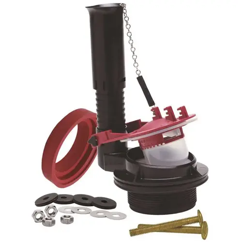Universal 3 in. Complete Toilet Flush Valve Repair Kit Assorted Colors