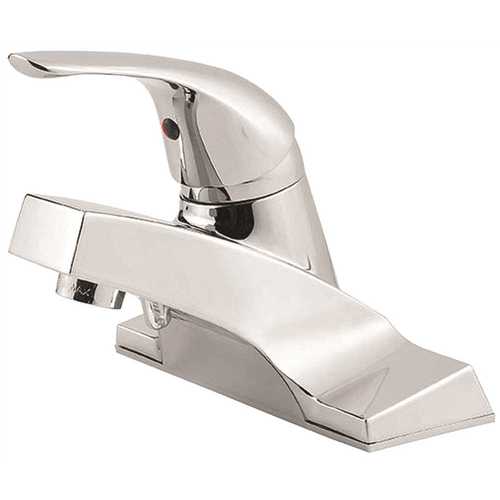 Pfister LG142-6000 Pfirst Series 4 in. Centerset Single-Handle Bathroom Faucet in Polished Chrome