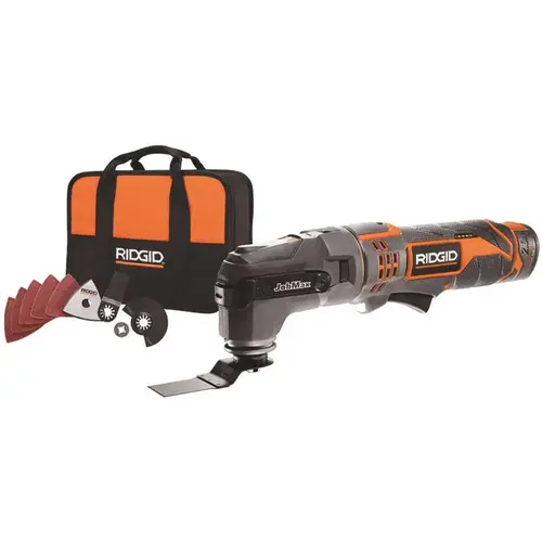 12-Volt JobMax Multi-Tool with Tool-Free Head Orange