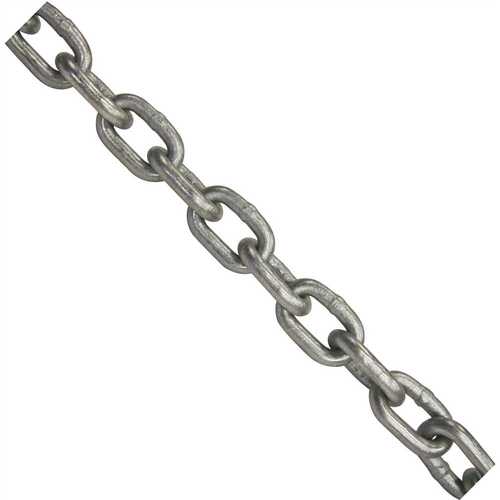 3/16 in. x 150 ft. Galvanized Grade 30 Proof Coil Chain - 800 lbs. Safe Work Load - Plastic Bucket