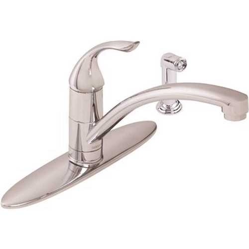 Gerber G0040012 Viper Single-Handle Side Sprayer Kitchen Faucet in Chrome
