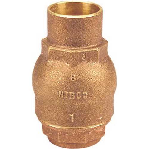 NIBCO S480YLF34 3/4 in. Bronze Lead Free Check Valve