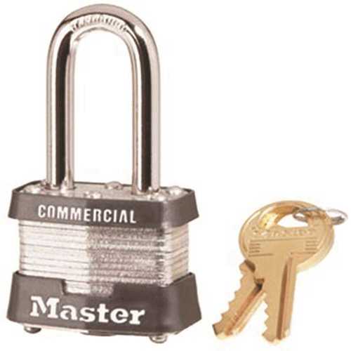 Laminated Steel Padlock Series Silver