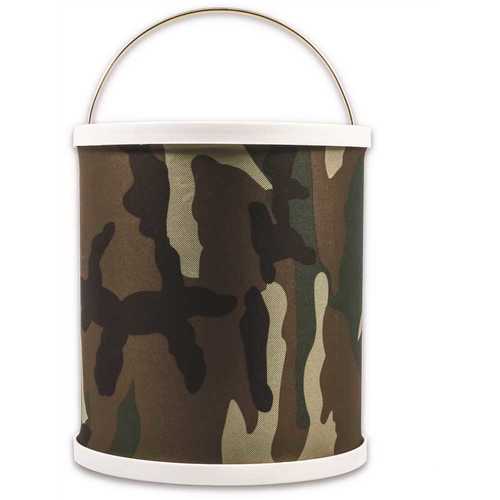 3 Gal. Collapsible Camouflage Bucket