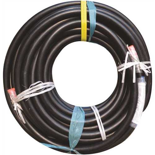 ENERCO F966055 1.25 in. x 12 ft. High Pressure Liquid Propane Gas Rubber Hose Assembly with MNPT x MNPT