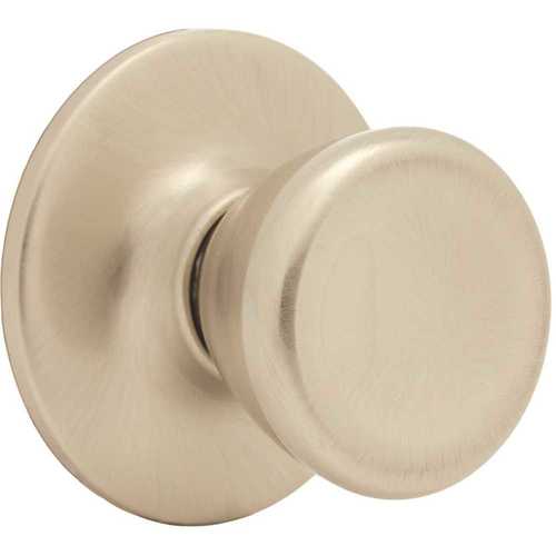 Legend 302 Satin Nickel Hall/Closet Tulip Door Knob with Adjustable Backset