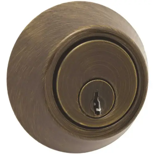 Legend 200A CL Single Cylinder Deadbolt ADJ Bs KW1 Antique Brass