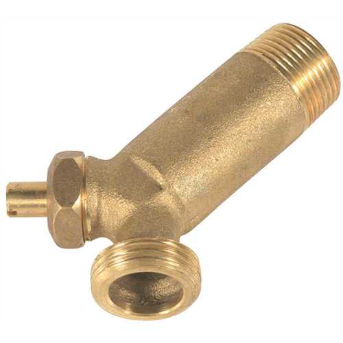 thumbnail image 2 of Freedom Flow Brass Water Heater Drain Valve - 3/4 Inch, 7.5 Inch Length - READ REVIEWS! 2 of 3