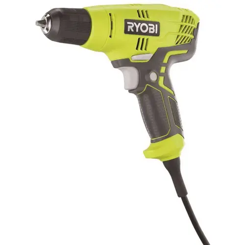 5.5 Amp Corded 3/8 in. Variable Speed Compact Drill/Driver with Bag Green