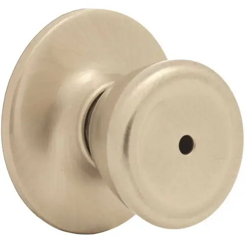 Satin Nickel Bed/Bath Door Knob with Mobile Home