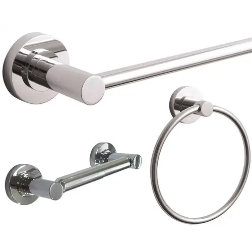 Essen Bath Hardware Kit in Chrome