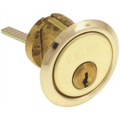 Kwikset Rim Cylinder Satin Chrome