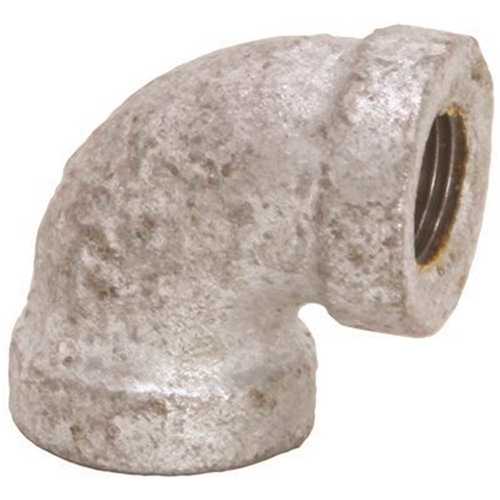 3/4 in. Lead Free Galvanized Malleable 90-Degree Elbow Silver