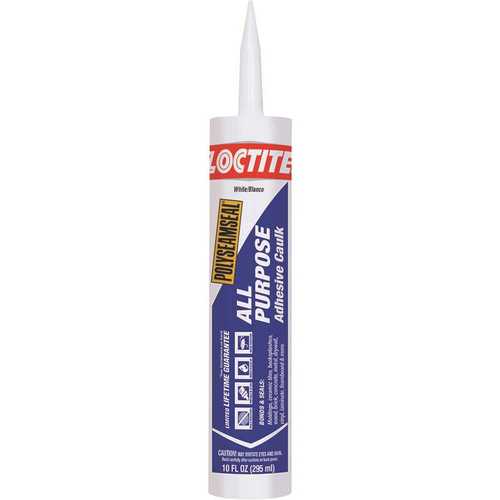 Loctite 2154751 Polyseamseal 10 fl. oz. White AllPurpose Adhesive Caulk